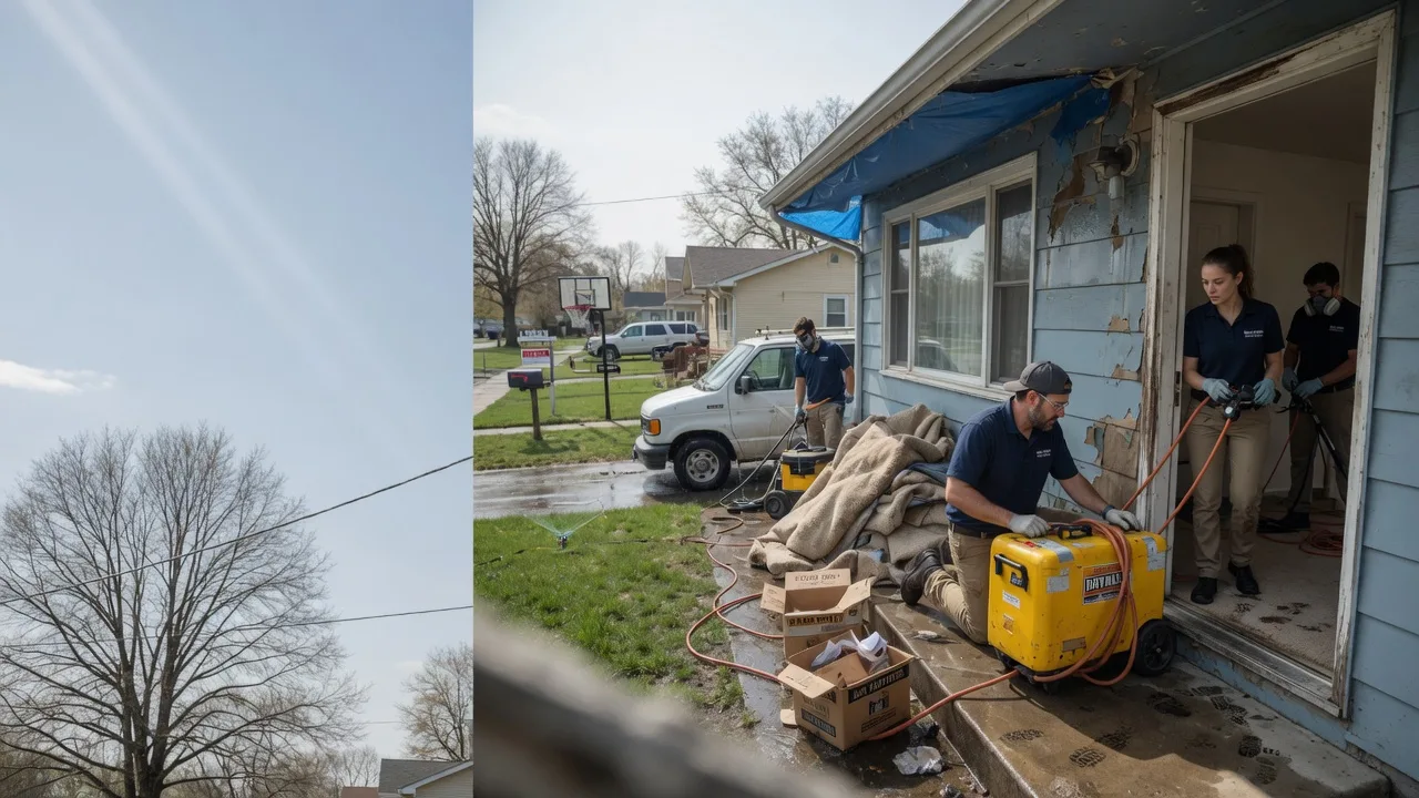 Basement Flood Cleanup in Little Elm, TX near me